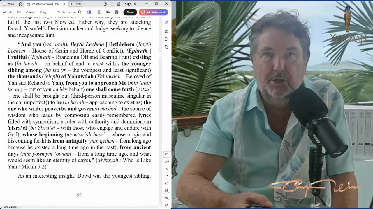 What Did Yahowah See in Dowd~Why Were Seven Rejected Messiah Episode Nine 26 March 2026