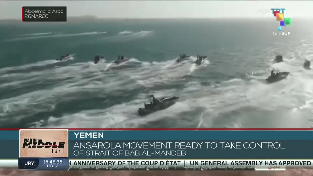 Yemen Ansarola movement ready to take control of strait of Bab Al-Mandeb
