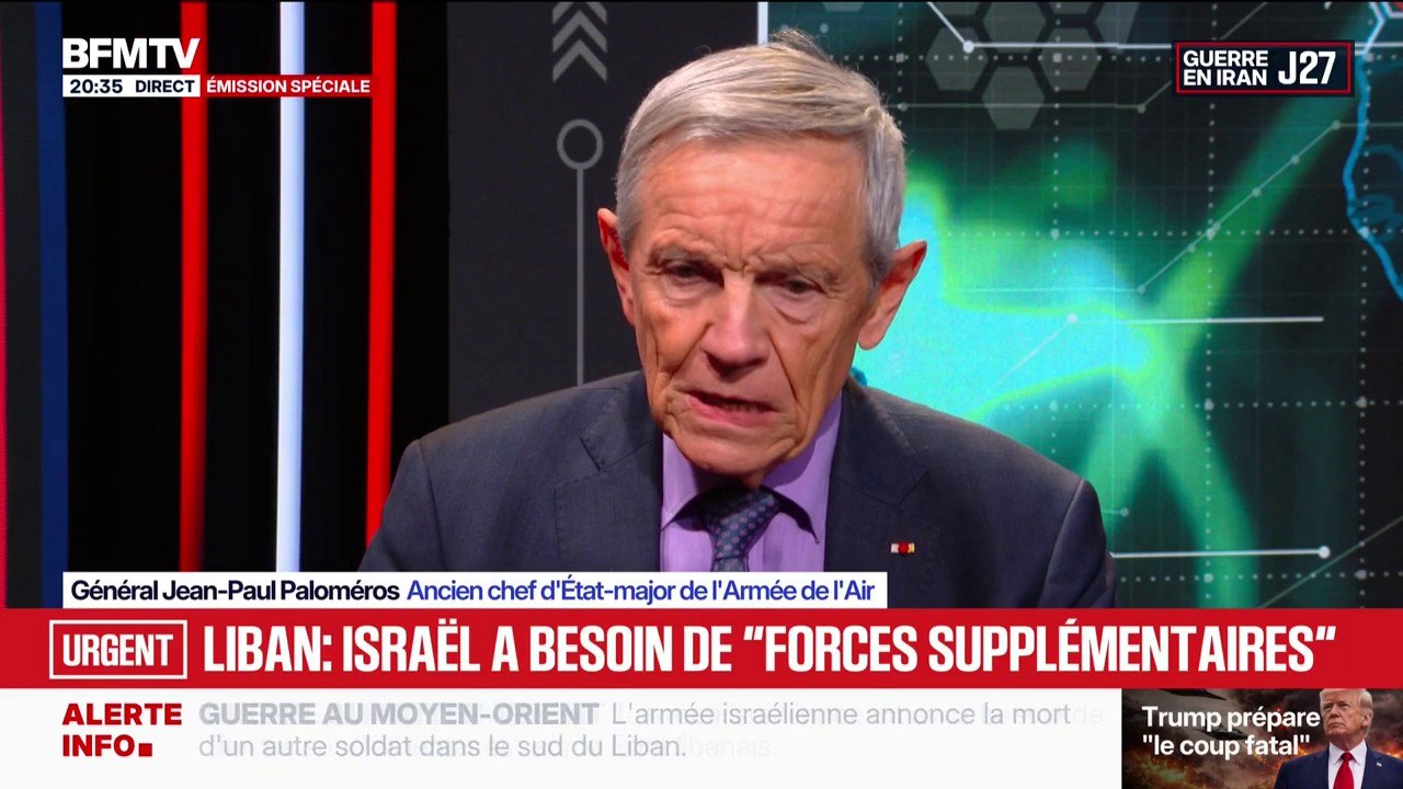 Guerre au Moyen-Orient: “La guerre va continuer comme elle est aujourd’hui”, affirme le général Jean-Paul Paloméros, ancien chef d'État-major de l'Armée de l'Air