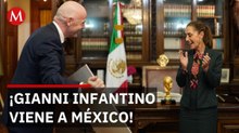 Sheinbaum se reunirá con Infantino en Palacio Nacional; ¿cuándo?