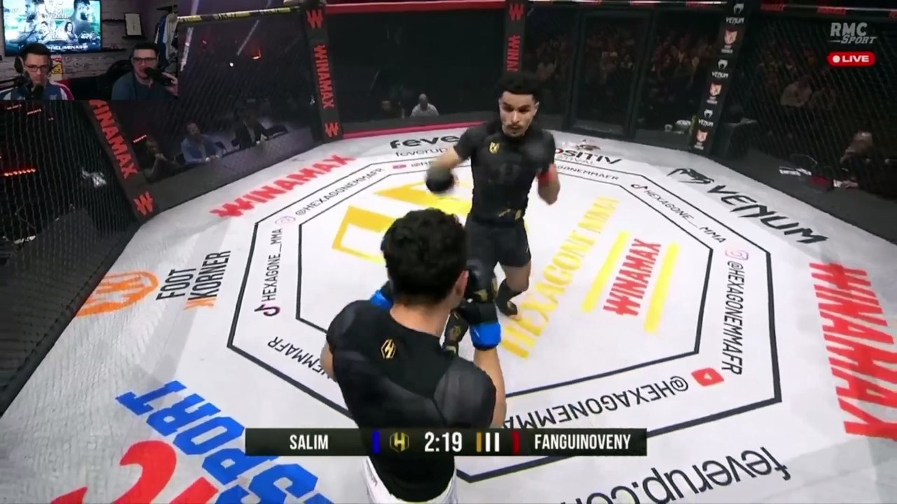 Pierre Fanguinoveny vs  Antonio Salim - Hexagone mma 42 (full fight)