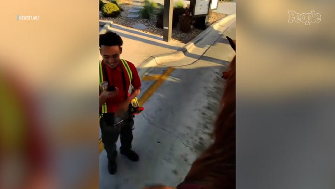Florida Man Rides Horse Through Chick-fil-A Drive-Through in Viral Clip