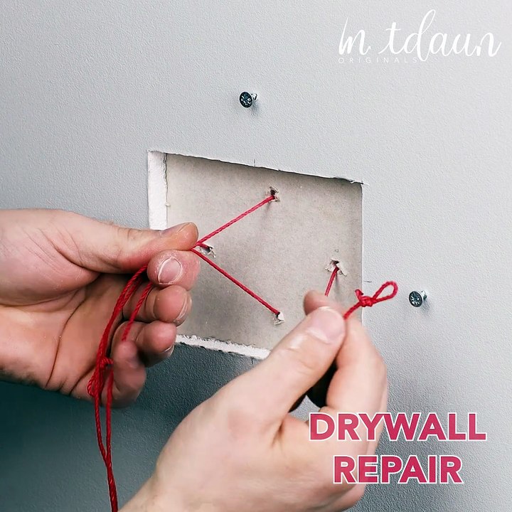 Easy and fast drywall repair🔨
