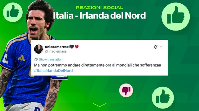 Italia-Irlanda del Nord, i tifosi: Dove andiamo con questi? . Poi segna Tonali e…
