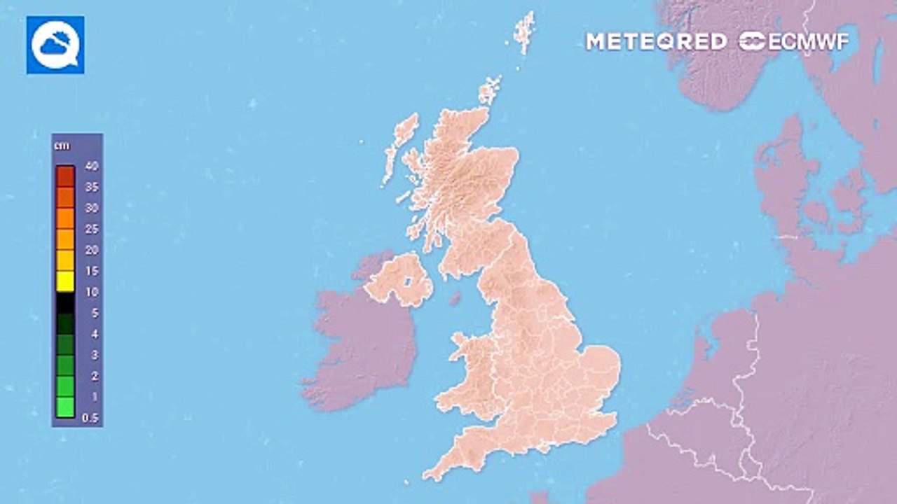 Snow accumulation over high ground across western areas