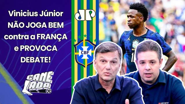 VINICIUS JÚNIOR NÃO É JOGADOR DE SELEÇÃO??? FALAR ISSO é... | ATUAÇÃO RUIM em BRASIL 1 x 2 FRANÇA!