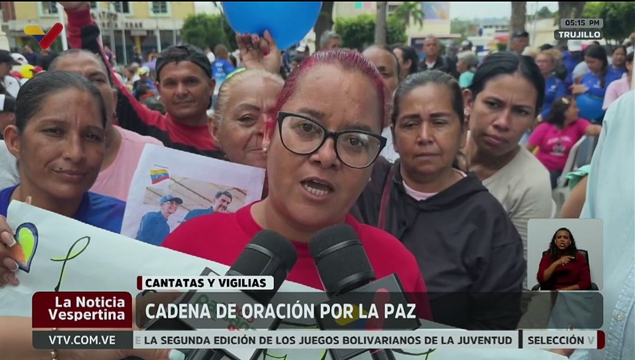 Trujillanos con oraciones y vigilias respaldan liberación del presidente Maduro y Cilia Flores