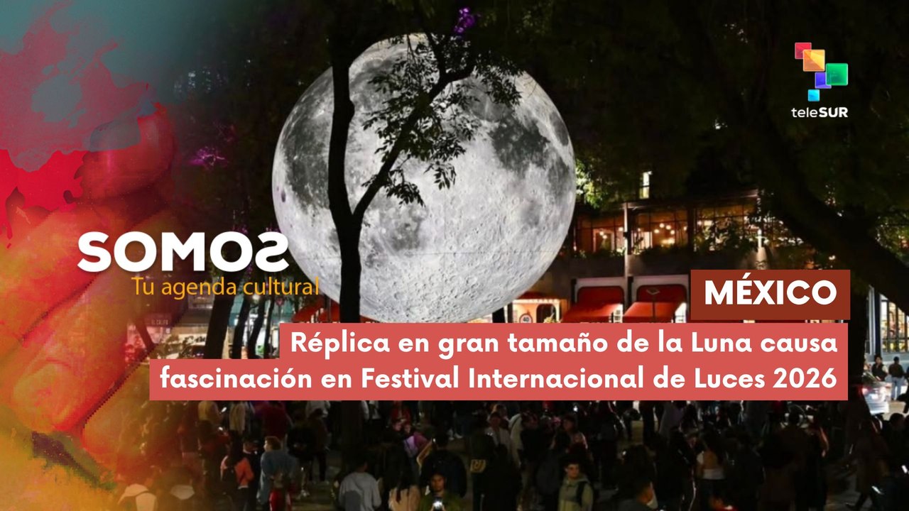 SOMOS | México | Réplica en gran tamaño de la Luna causa fascinación en Festival Internacional de Luces 2026 26-03-2026