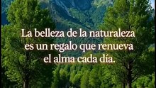 la belleza de la naturaleza es un regalo que renueva el alma