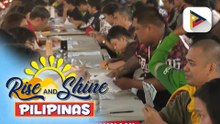 Ikalawang araw ng pamamahagi ng P5,000 cash relief assistance para sa mga delivery rider, nagpapatuloy | ulat ni Elijah Canlas
