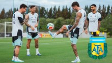 Messi y la Selección de Argentina se entrenan previo al amistoso ante Mauritania
