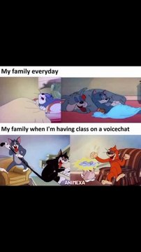 My family when I talk my gf 😅 [Anime Funny Memes | Tom and Jerry Funny Memes]#animememes#tomandjerry