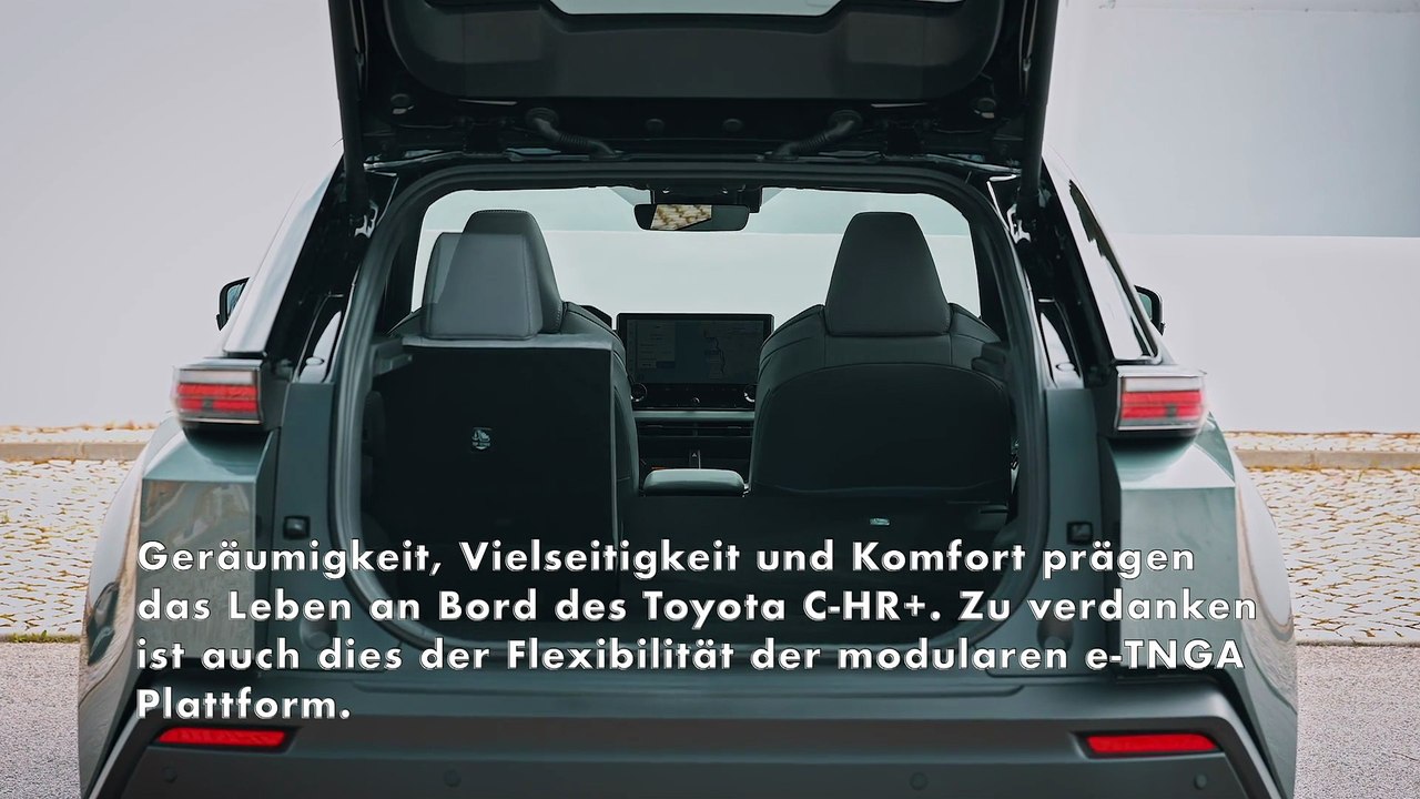 Der neue Toyota C-HR+ - Innenraum - Geräumig und vielseitig