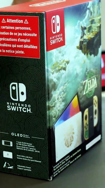 Switch Oled Zelda Tears Of The Kingdom Speciale Unboxing Finale