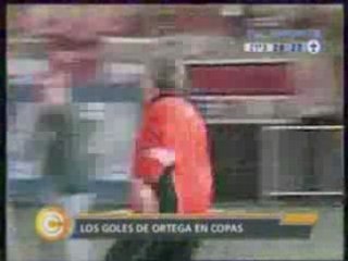 Goles de Ortega en las copas
