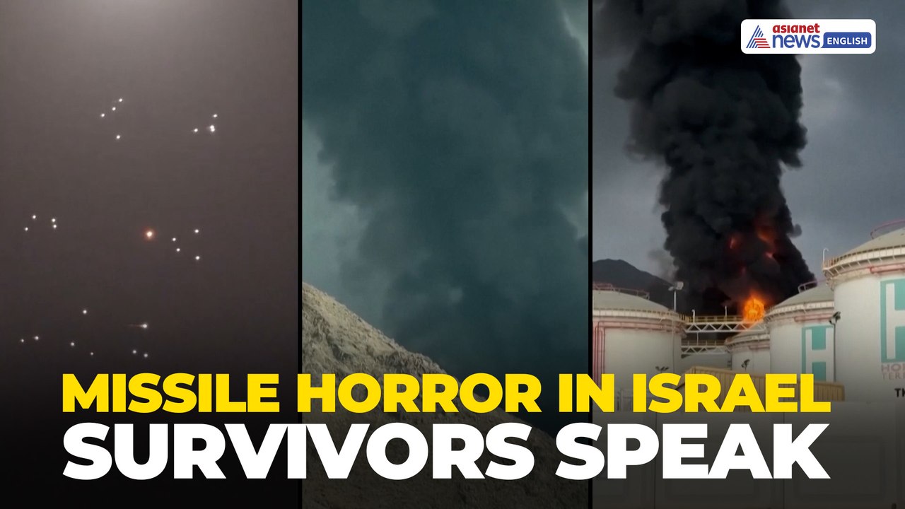 Iran Missile Strike Shocks Israel | Civilians Share Terrifying Escape