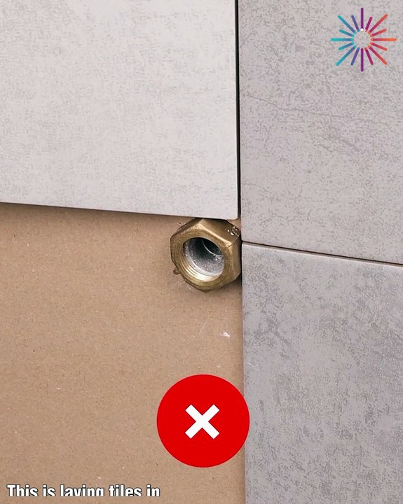 This is laying tiles in difficult spots made easy!