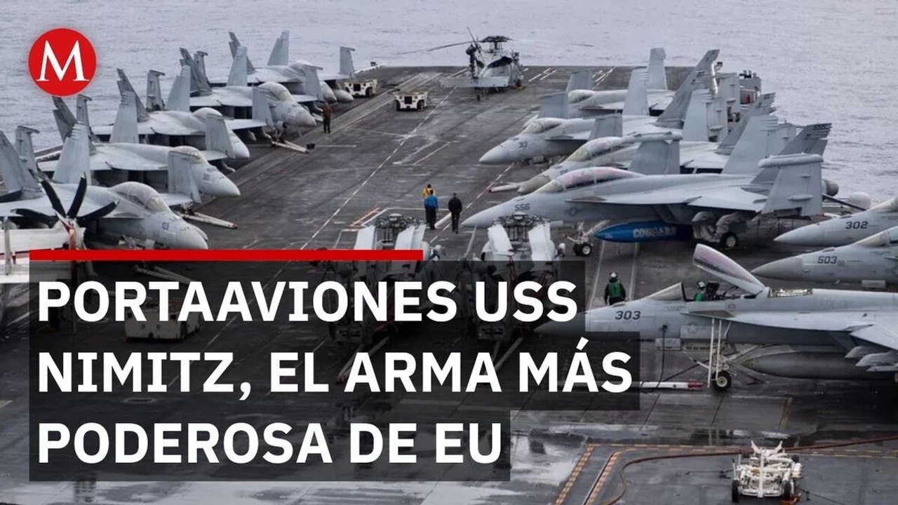 Misión oculta del portaaviones USS Nimitz en su...