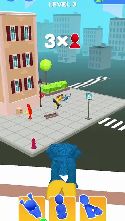 Human Ragdoll Shooter Gameplay |Level 3| #gaming #trending #asmr #humanragdollshooter