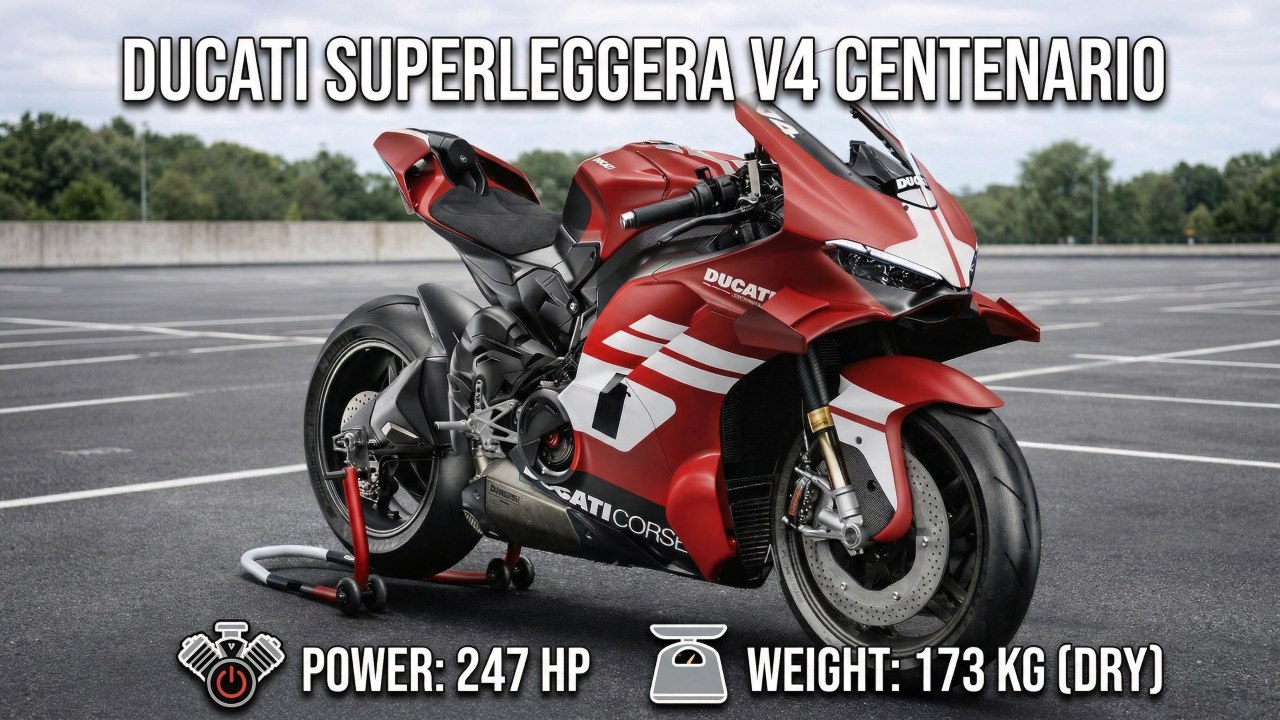Ducati Superleggera V4 Centenario & Superleggera: Leichtbau trifft MotoGP-Feeling
