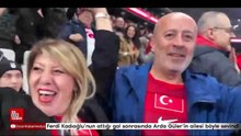 Ferdi Kadıoğlu’nun attığı gol sonrasında Arda Güler’in ailesi böyle sevindi