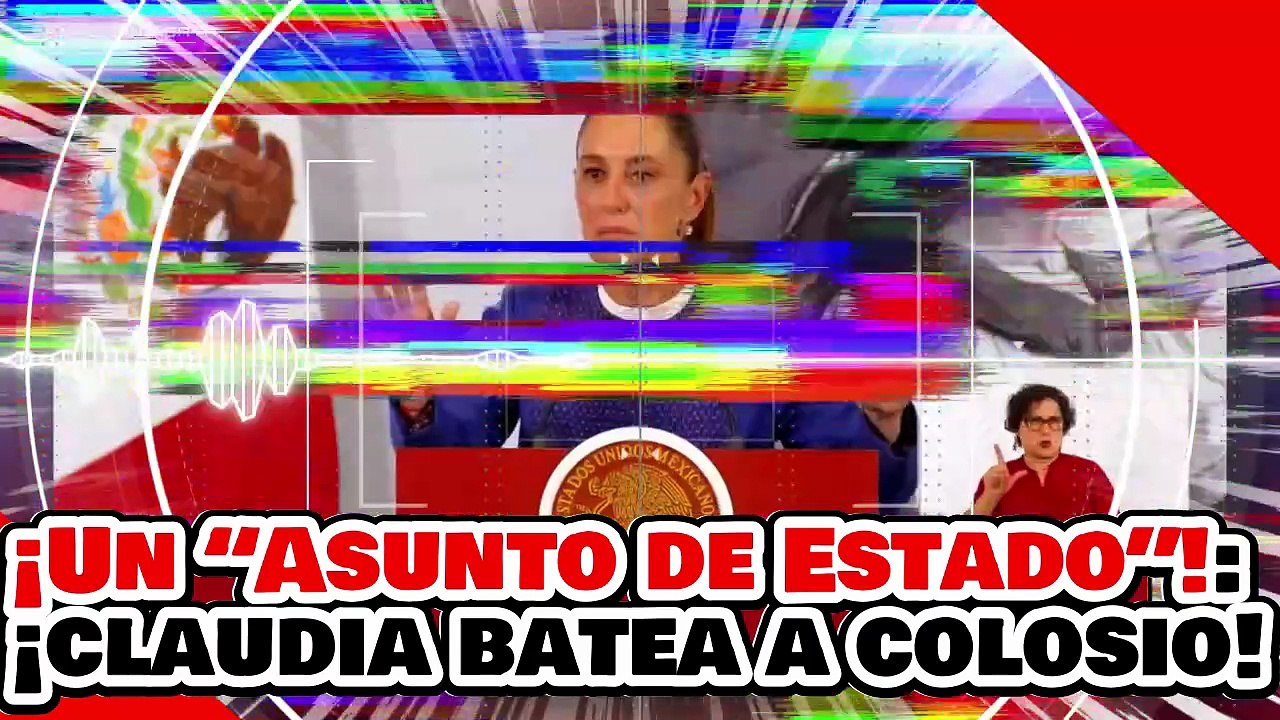🔥🚨¡ES UN “ASUNTO DE ESTADO”! ¡CLAUDIA BATEA a COLOSIO por PEDIR INDULTO para ASESINO de SU PADRE!