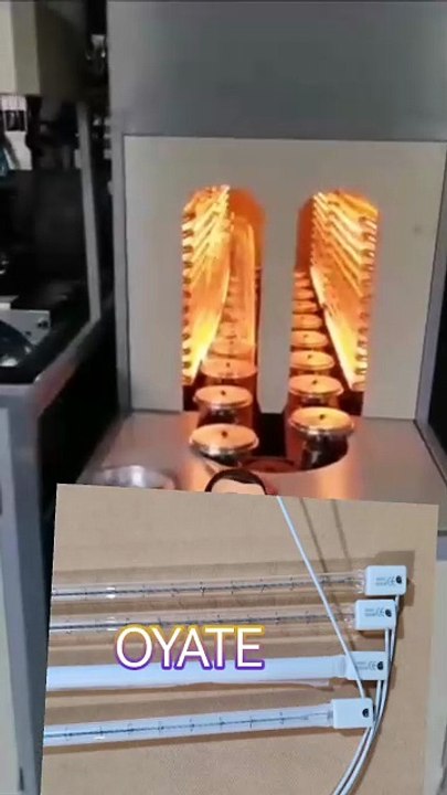 Tungsten Near Infrared Lamp Half White Coated Quartz Halogen Heat Lamp 655mm 220v 600w