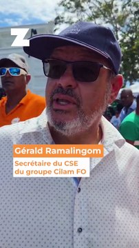 Gérald Ramalingom, secrétaire du CSE du groupe Cilam FO, et les salariés regrettent ces tensions