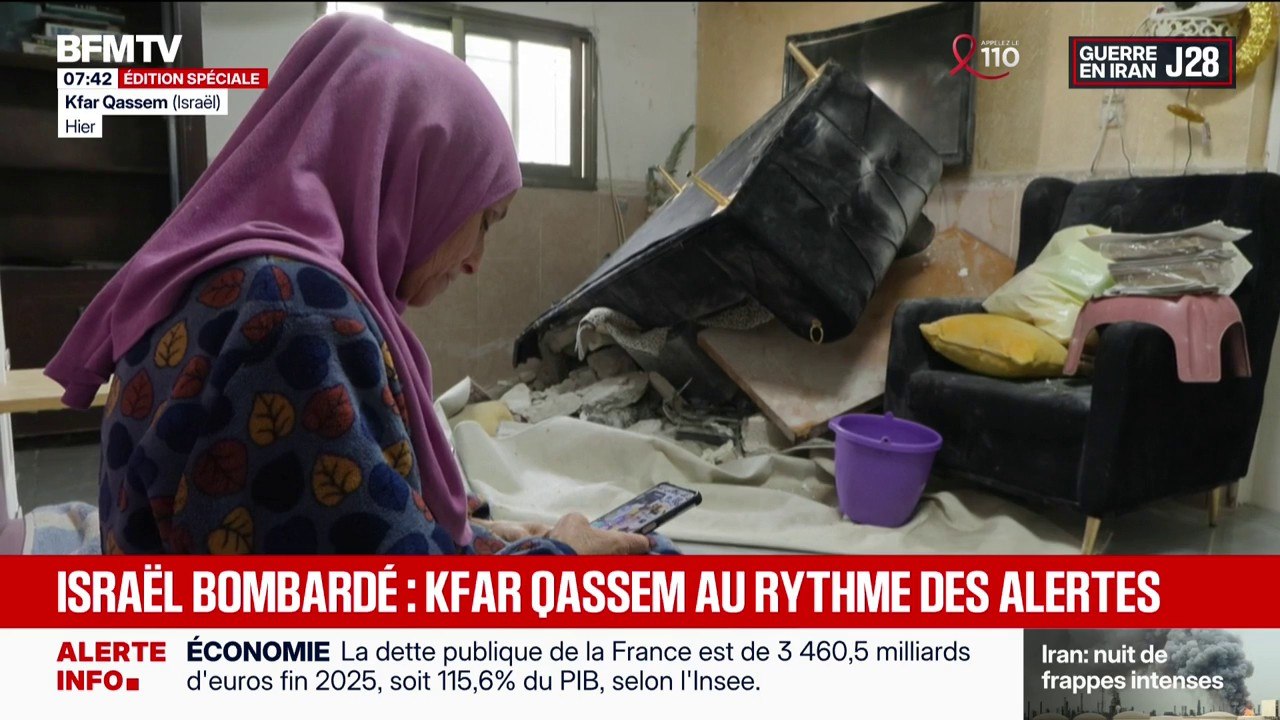 "Tout le monde s'est mis à crier, à pleurer": comment la ville de Kfar Qassem vit au rythme des bombardements en Israël