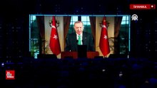 Cumhurbaşkanı Erdoğan, Stratejik İletişim Zirvesi'ne videolu bir mesaj gönderdi
