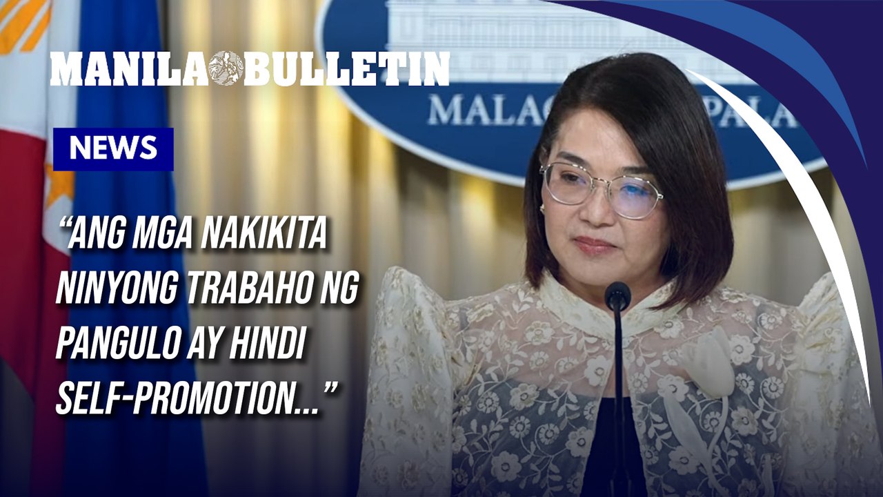 'Hindi epal': Marcos' public engagements 'not self-promotion' but public information—Palace