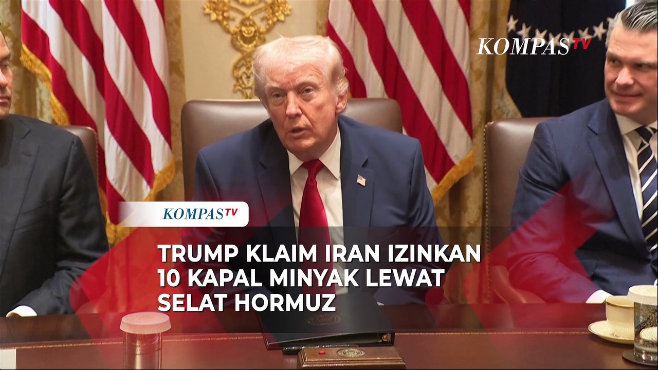 Trump Klaim Iran Izinkan 10 Kapal Minyak Lewat Selat Hormuz sebagai Hadiah AS