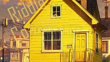 A Yellow Single Story House has Everything in Yellow but what is the Color of the Stairs?