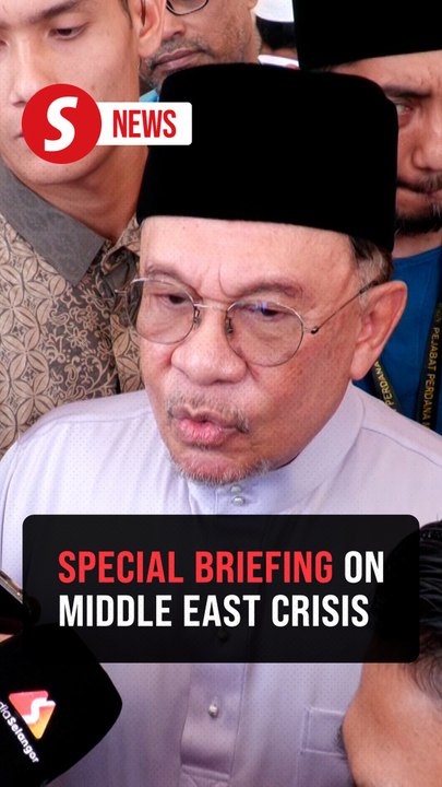 Anwar: Special briefing for state, party leaders on Middle East crisis