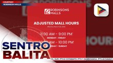 Ilang shopping center sa bansa, magpapatupad ng adjusted mall hours simula sa March 30, 2026
