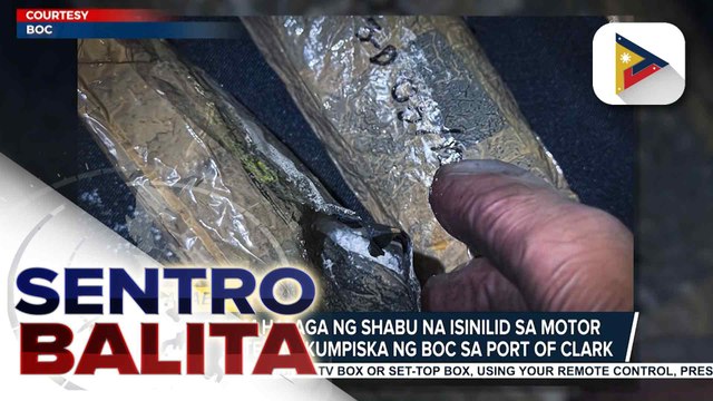 Higit P3.5M na halaga ng shabu na isinilid sa motor vehicle filter, nakumpiska ng BOC sa Port of Clark
