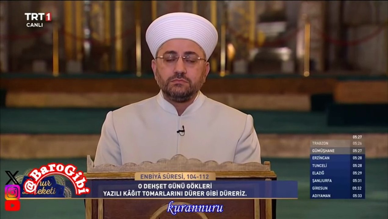 Fatih Kılıçoğlu Enbiya Ramazan-10 2026