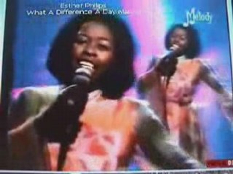Video Esther Phillips - What a Difference a Day Makes 1975 -