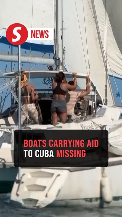 Two humanitarian aid boats en route to Cuba are missing