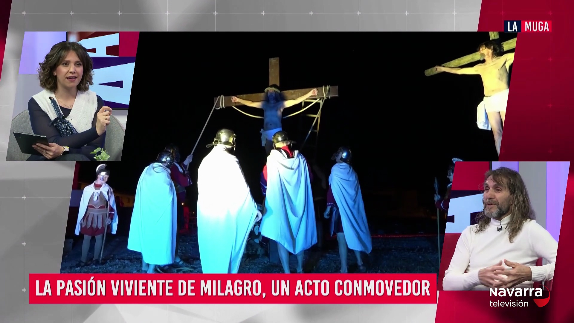 El paso viviente de Milagro, un atractivo turístico de Semana Santa