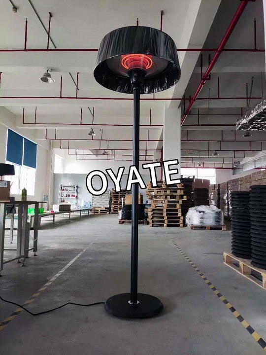 Electric Floor Standing Patio Heater Umbrella Electric Patio Heater 1500w 2100w 220-240v