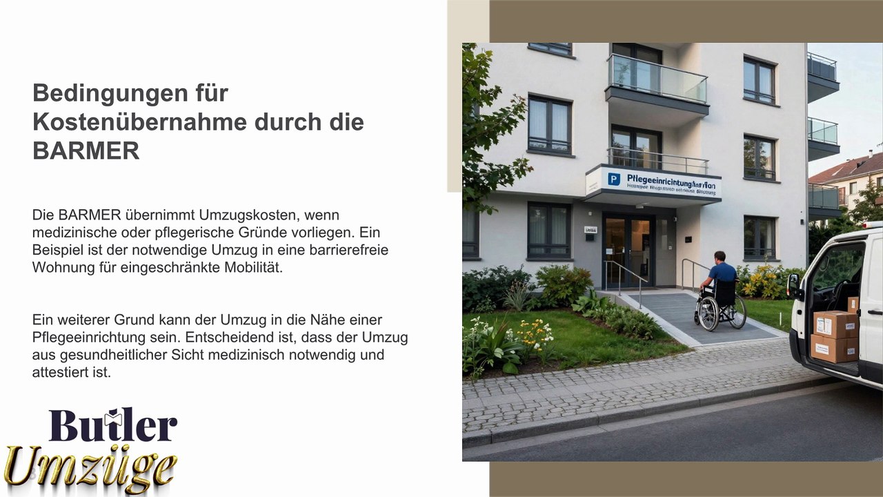 Umzugskostenübernahme bei der BARMER in Frankfurt am Main & Butler Umzüge GmbH