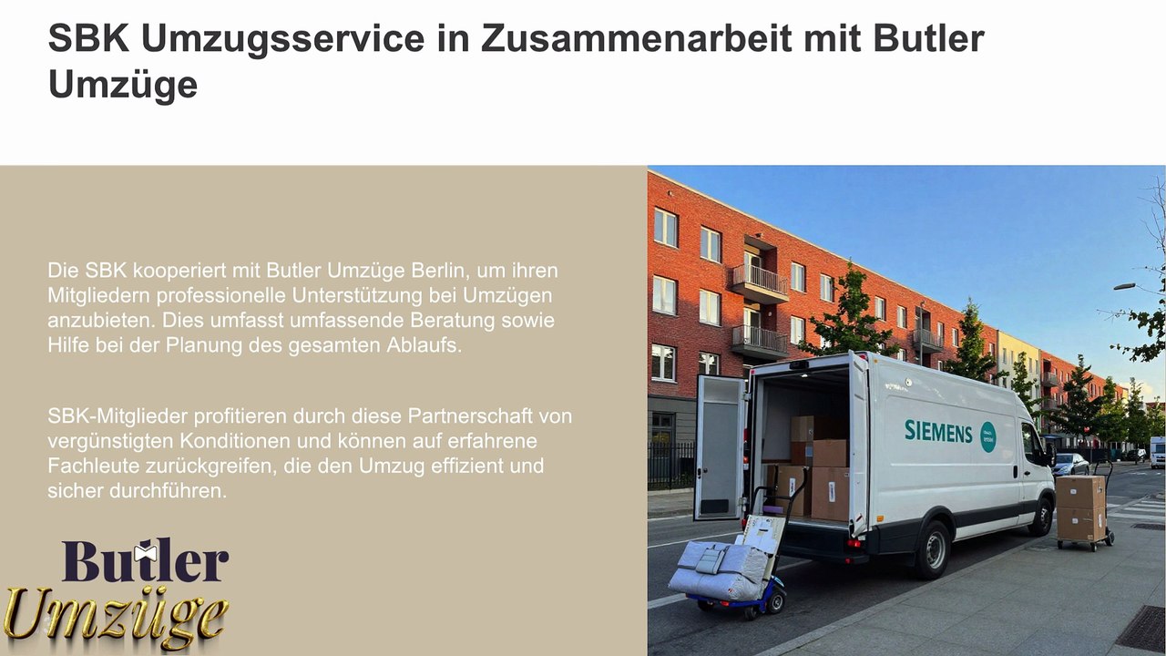 Umzugskosten-Zuschüsse bei der SBK Berlin & Butler Umzüge GmbH