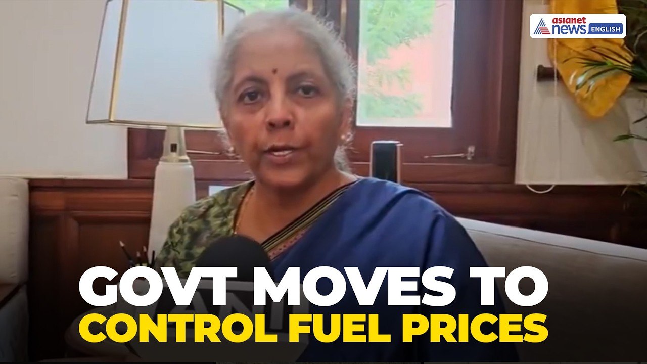 Excise Duty CUT on Fuel to Avoid Shortage, Says Nirmala Sitharaman | Petrol-Diesel Price
