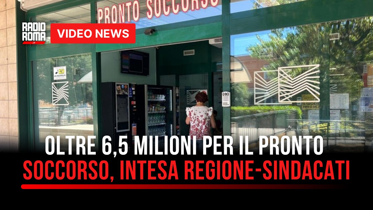Oltre 6,5 milioni per il Pronto Soccorso, intesa Regione-Sindacati