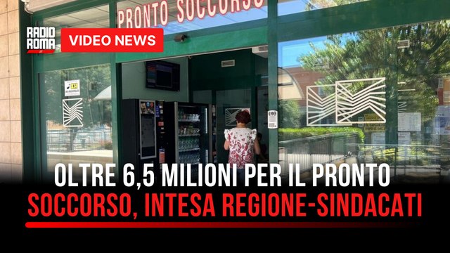 Oltre 6,5 milioni per il Pronto Soccorso, intesa Regione-Sindacati