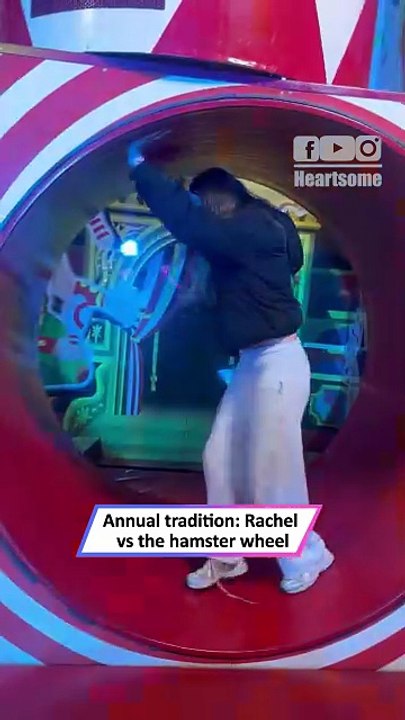 Human Hamster Wheel Fails Again—Epic Fall Sparks Hilarious Laughs!|| Heartsome 💖