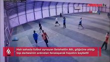 Halı saha maçında feci olay! Göğsüne top isabet edince kalbi durdu