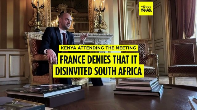 France denies that it disinvited South Africa from G7