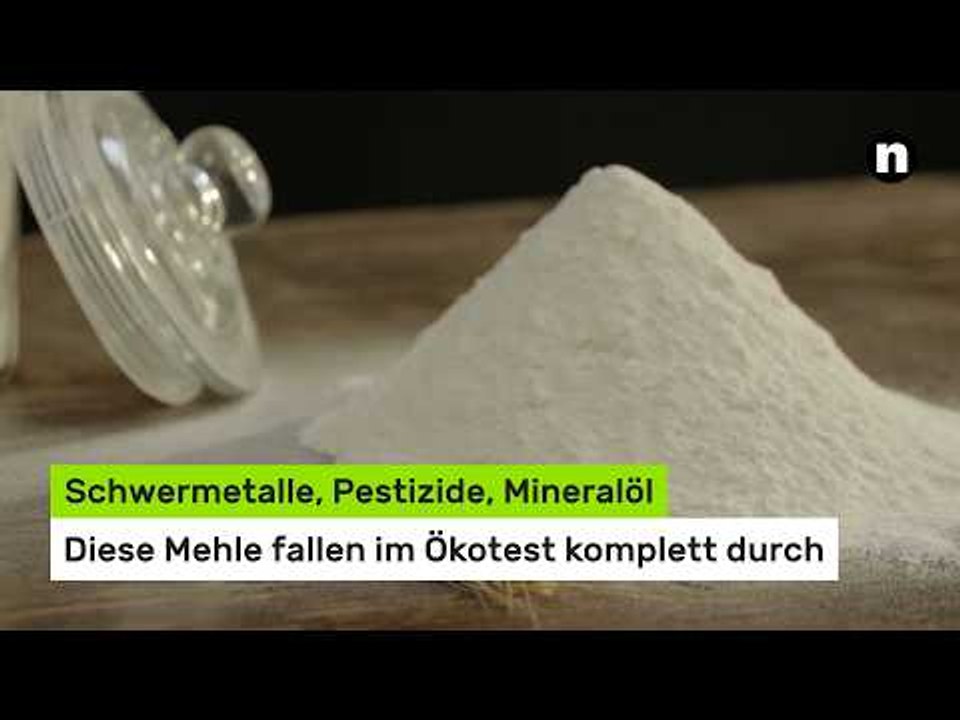 Ökotest: Schwermetalle, Pestizide, Mineralöl - diese Mehle fallen komplett durch